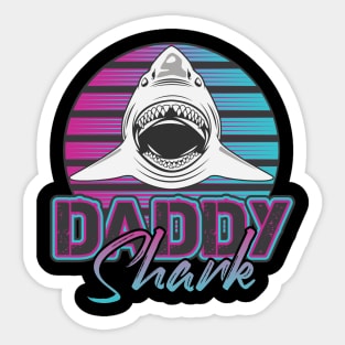 Daddy Shark - Fun Swimming & Ocean Design Sticker